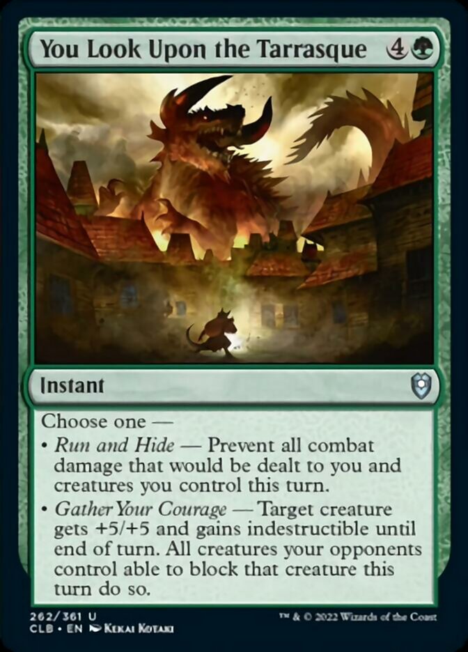 You Look Upon the Tarrasque [Commander Legends: Battle for Baldur's Gate] | GnG Games
