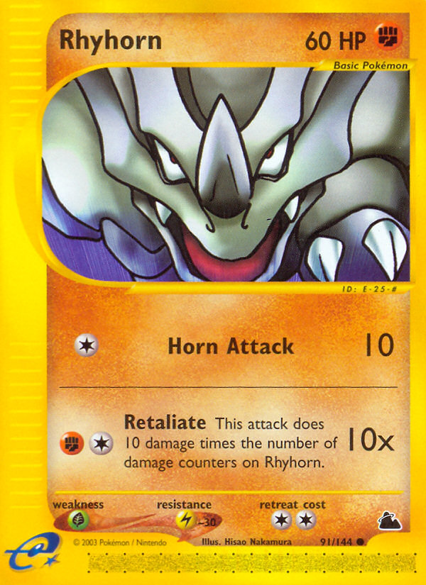 Rhyhorn (91/144) [Skyridge] | GnG Games