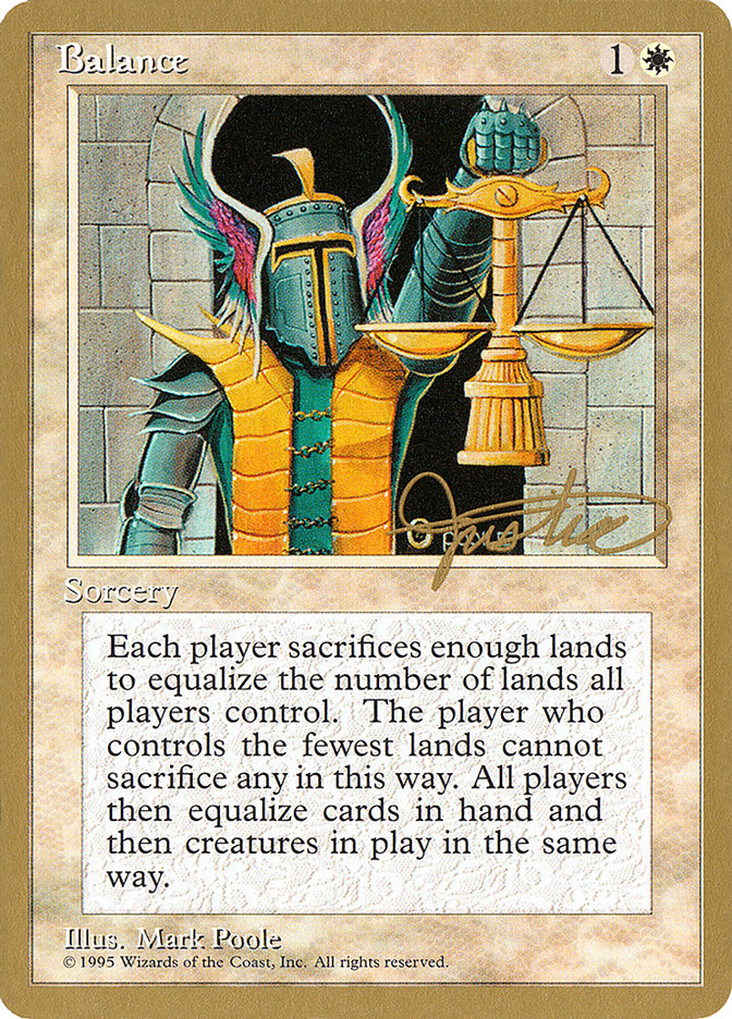 Balance (Mark Justice) [Pro Tour Collector Set] | GnG Games