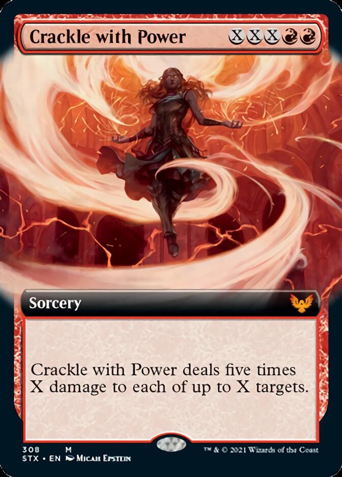 Crackle with Power (Extended) [Strixhaven: School of Mages] | GnG Games