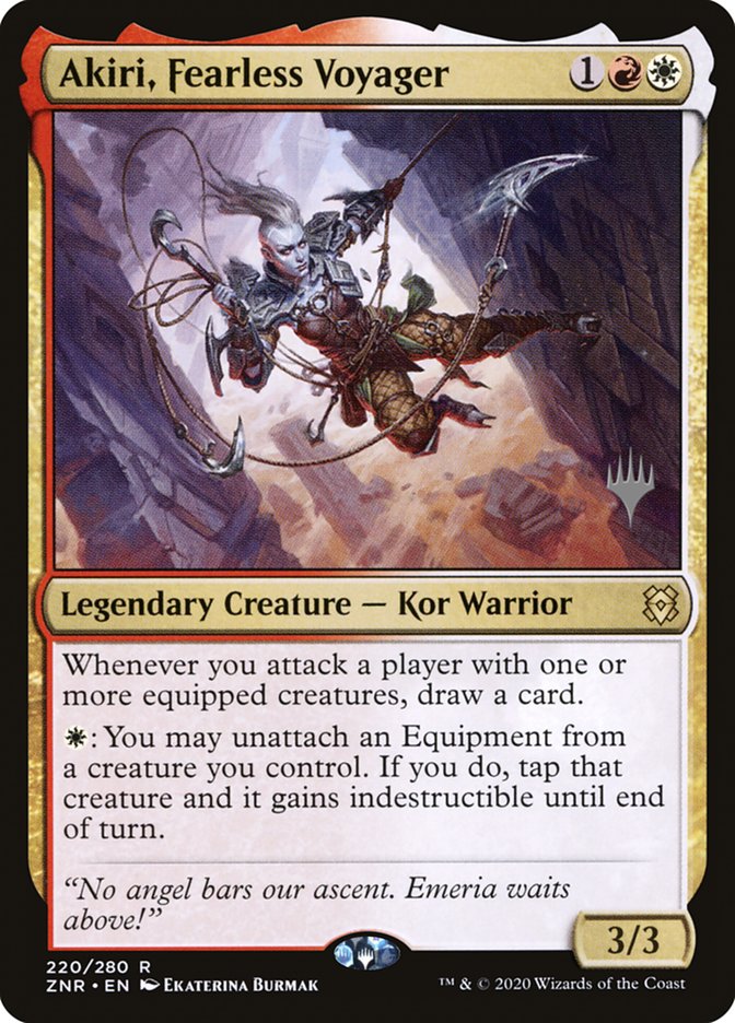 Akiri, Fearless Voyager (Promo Pack) [Zendikar Rising Promos] | GnG Games