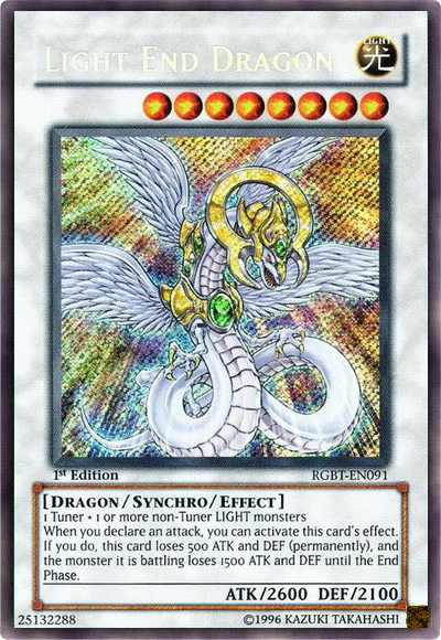 Light End Dragon [RGBT-EN091] Secret Rare | GnG Games