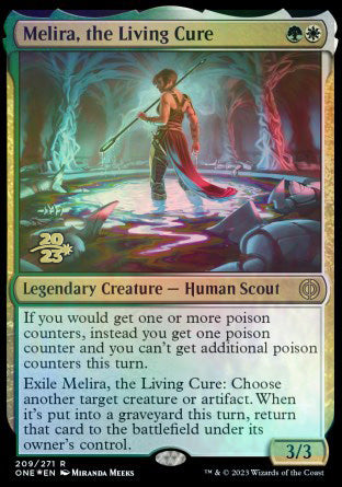 Melira, the Living Cure [Phyrexia: All Will Be One Prerelease Promos] | GnG Games