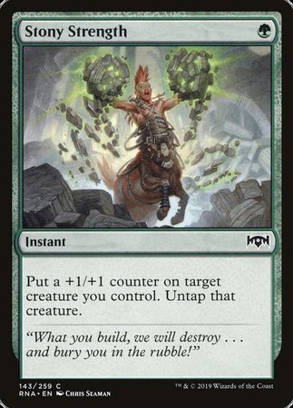 Stony Strength [Ravnica Allegiance] | GnG Games