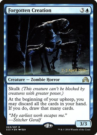 Forgotten Creation [Shadows over Innistrad Promos] | GnG Games