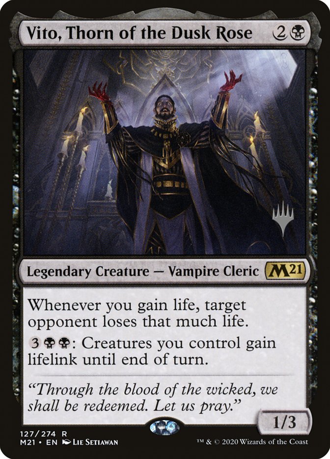 Vito, Thorn of the Dusk Rose (Promo Pack) [Core Set 2021 Promos] | GnG Games