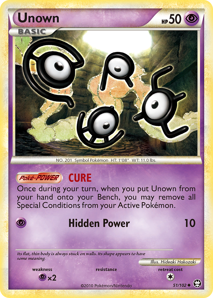 Unown (51/102) [HeartGold & SoulSilver: Triumphant] | GnG Games