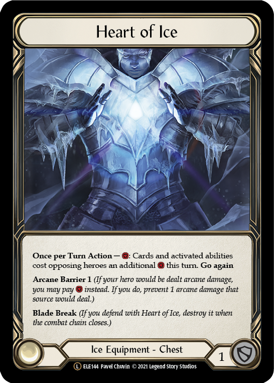 Heart of Ice [U-ELE144] Unlimited Rainbow Foil | GnG Games