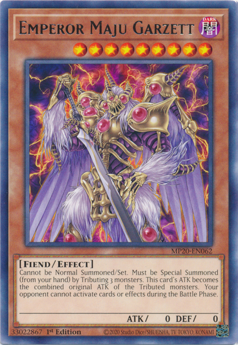 Emperor Maju Garzett [MP20-EN062] Rare | GnG Games