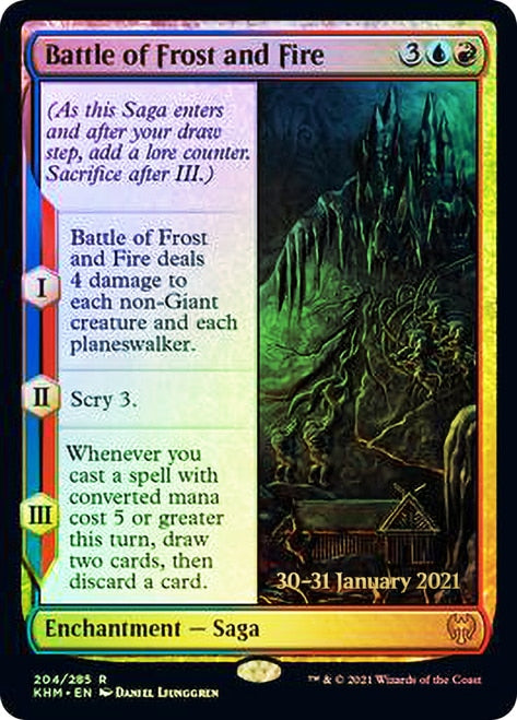 Battle of Frost and Fire [Kaldheim Prerelease Promos] | GnG Games