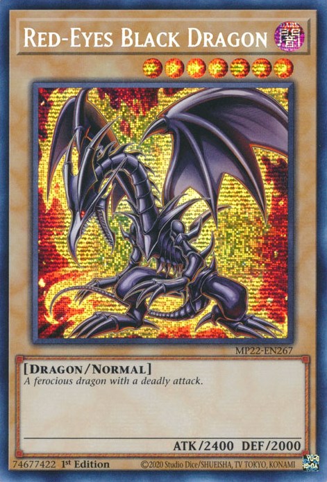 Red-Eyes Black Dragon [MP22-EN267] Prismatic Secret Rare | GnG Games