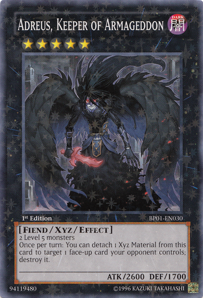 Adreus, Keeper of Armageddon [BP01-EN030] Starfoil Rare | GnG Games