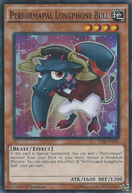 Performapal Longphone Bull [YS16-EN006] Super Rare | GnG Games