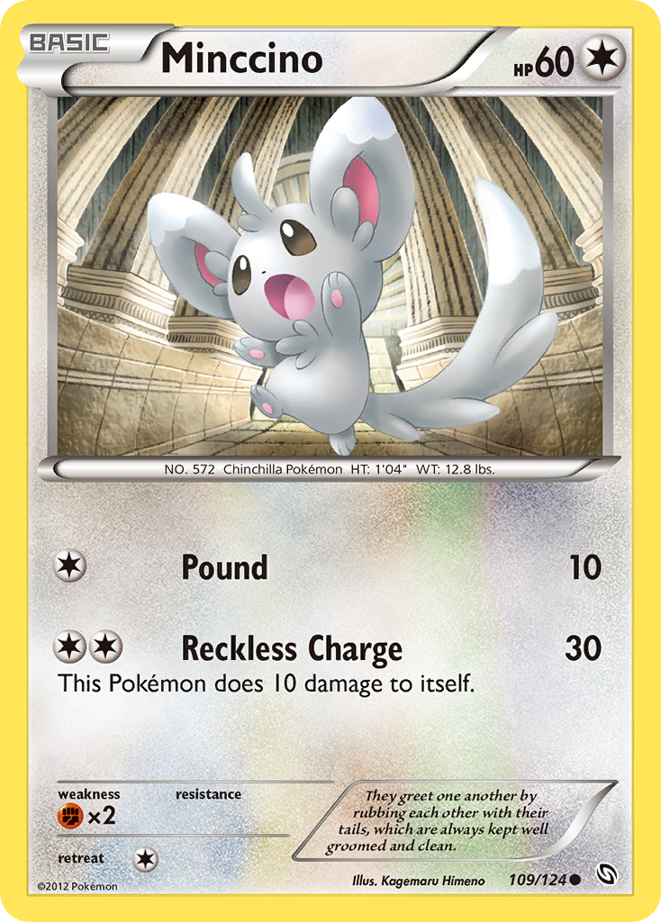 Minccino (109/124) [Black & White: Dragons Exalted] | GnG Games