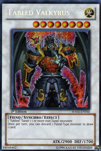Fabled Valkyrus [HA02-EN056] Secret Rare | GnG Games