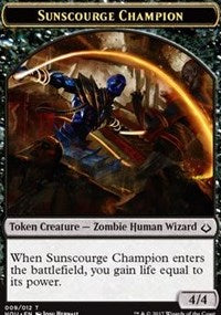 Sunscourge Champion // Cat Double-sided Token [Hour of Devastation Tokens] | GnG Games