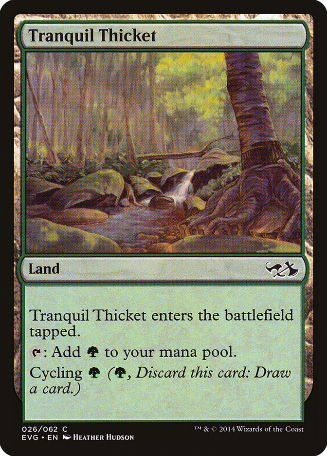 Tranquil Thicket (Elves vs. Goblins) [Duel Decks Anthology] | GnG Games