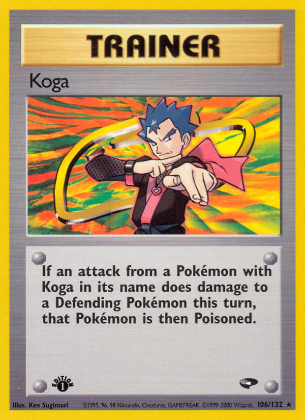 Koga (106/132) [Gym Challenge 1st Edition] | GnG Games