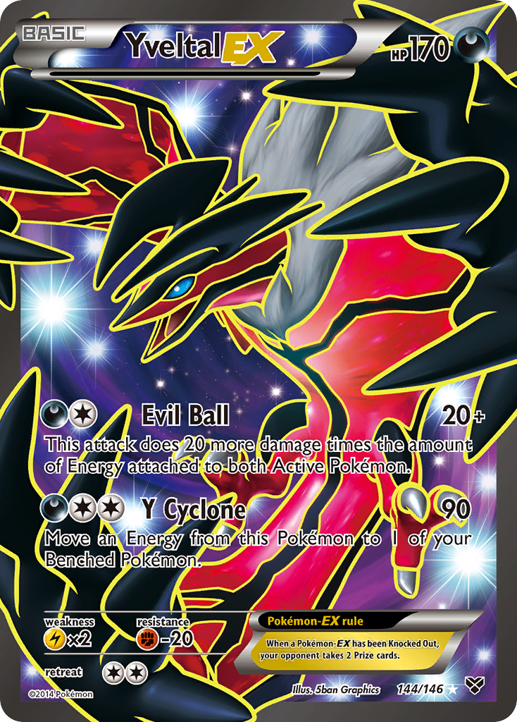 Yveltal EX (144/146) [XY: Base Set] | GnG Games