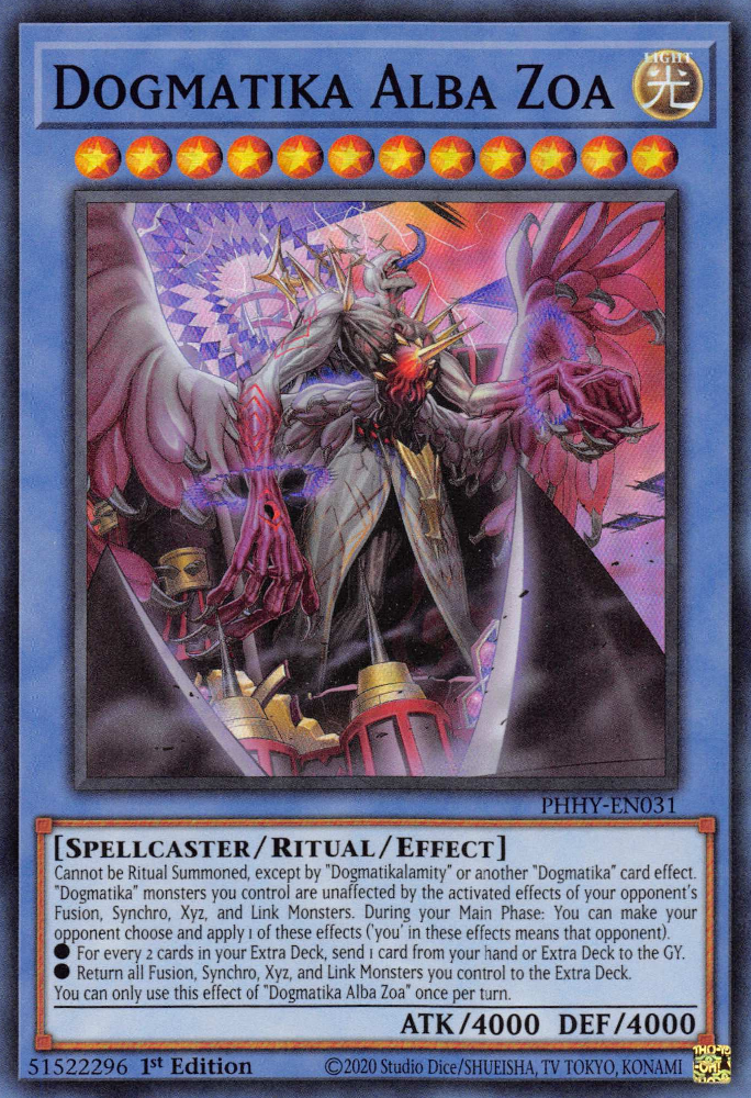 Dogmatika Alba Zoa [PHHY-EN031] Super Rare | GnG Games