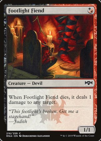 Footlight Fiend [Ravnica Allegiance] | GnG Games