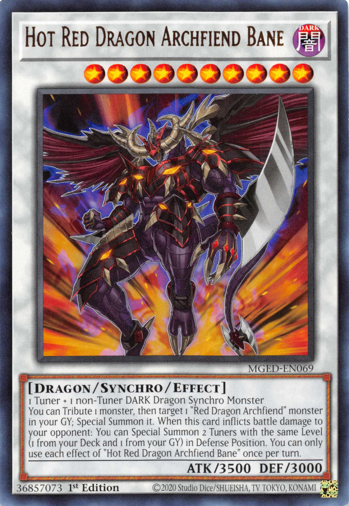 Hot Red Dragon Archfiend Bane [MGED-EN069] Rare | GnG Games