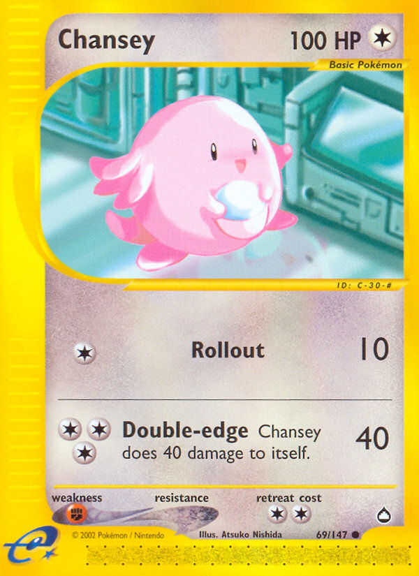 Chansey (69/147) [Aquapolis] | GnG Games