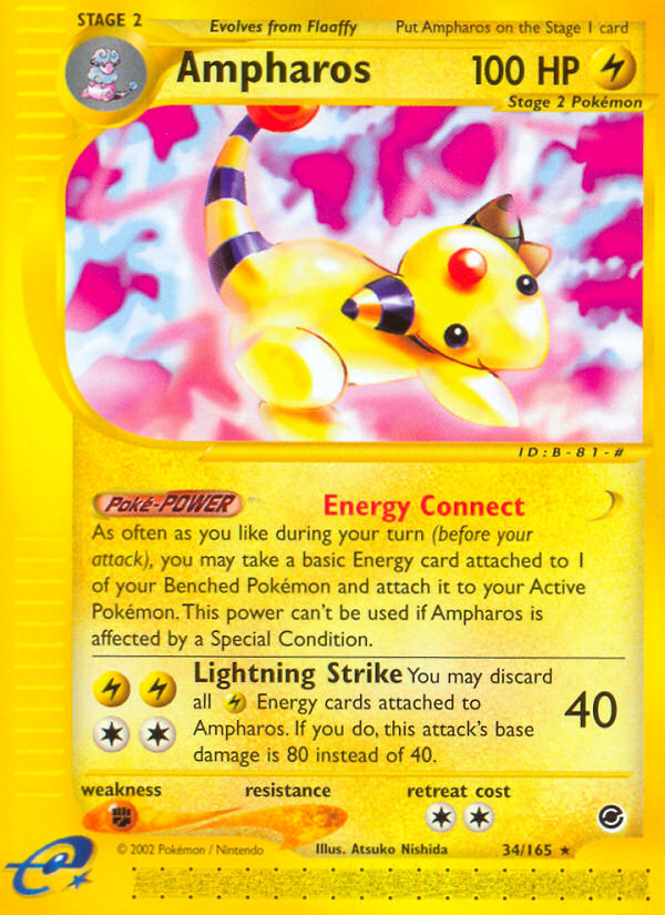 Ampharos (34/165) [Expedition: Base Set] | GnG Games