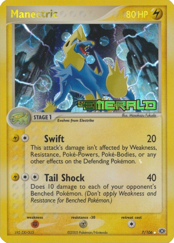 Manectric (7/106) (Stamped) [EX: Emerald] | GnG Games