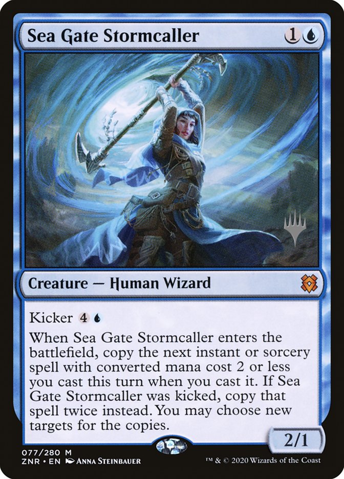 Sea Gate Stormcaller (Promo Pack) [Zendikar Rising Promos] | GnG Games