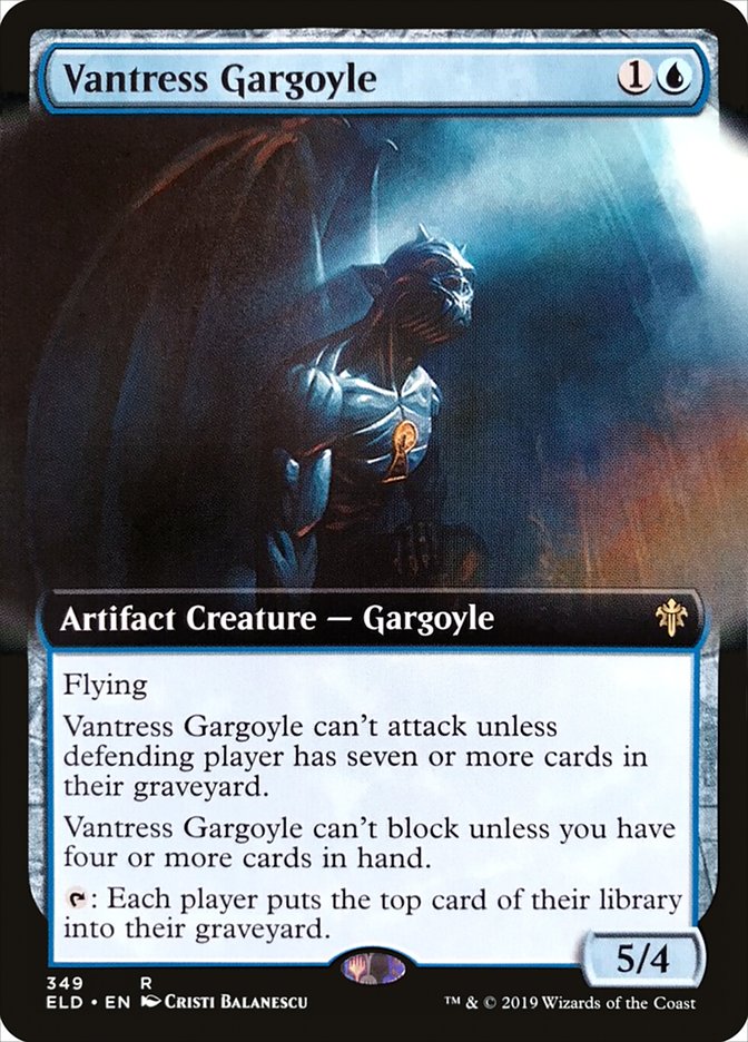 Vantress Gargoyle (Extended Art) [Throne of Eldraine] | GnG Games