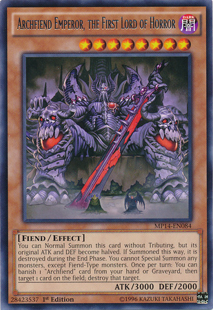 Archfiend Emperor, the First Lord of Horror [MP14-EN084] Rare | GnG Games