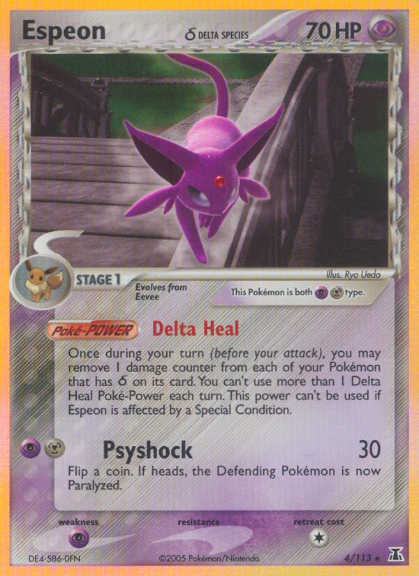 Espeon (4/113)(Delta Species) [EX: Delta Species] | GnG Games