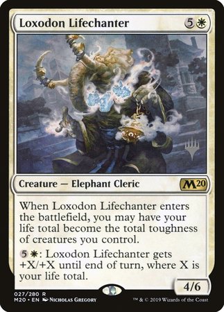 Loxodon Lifechanter [Core Set 2020 Promos] | GnG Games