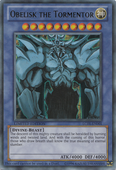 Obelisk the Tormentor [LC01-EN001] Ultra Rare | GnG Games