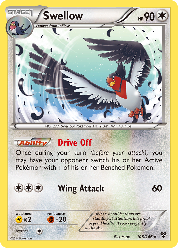 Swellow (103/146) [XY: Base Set] | GnG Games