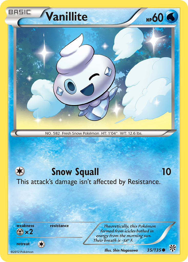 Vanillite (35/135) [Black & White: Plasma Storm] | GnG Games