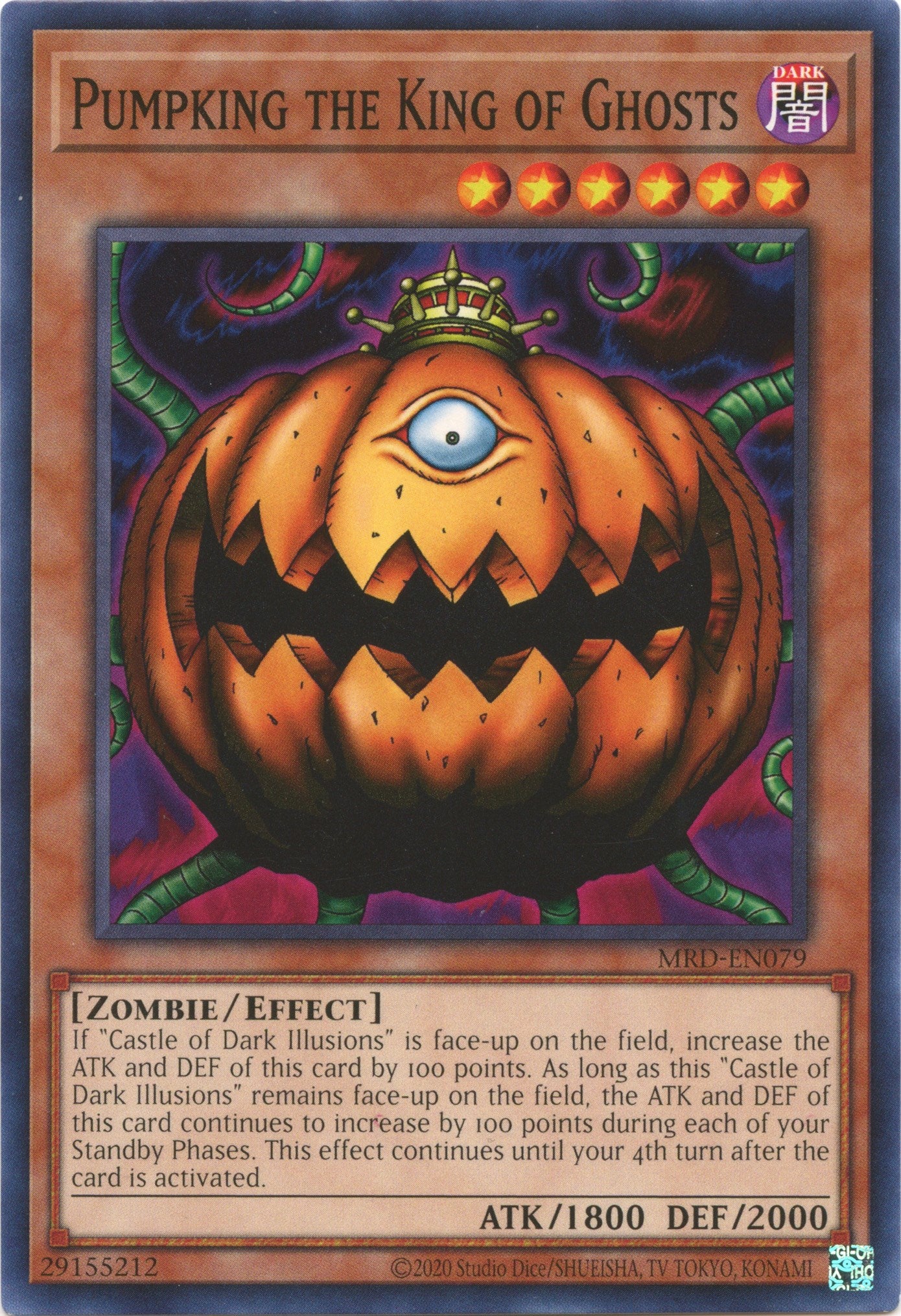 Pumpking the King of Ghosts (25th Anniversary) [MRD-EN079] Common | GnG Games