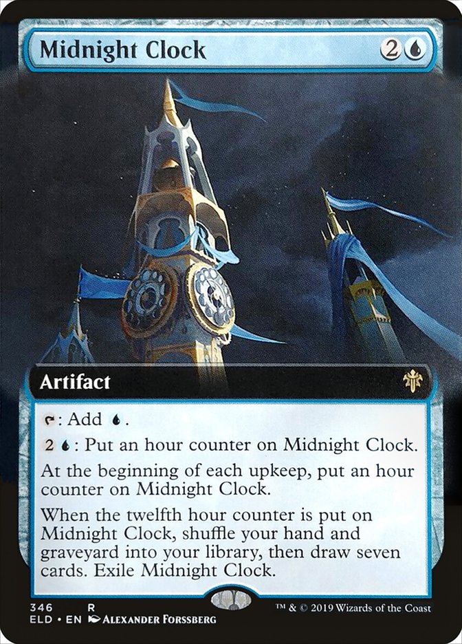 Midnight Clock (Extended Art) [Throne of Eldraine] | GnG Games