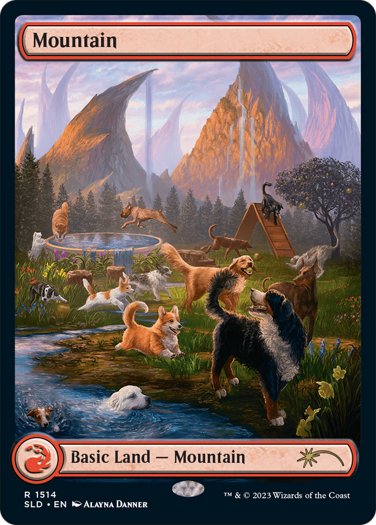 Mountain (1514) [Secret Lair Commander Deck: Raining Cats and Dogs] | GnG Games