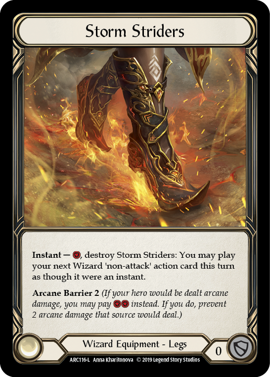 Storm Striders [ARC116-L] 1st Edition Cold Foil | GnG Games