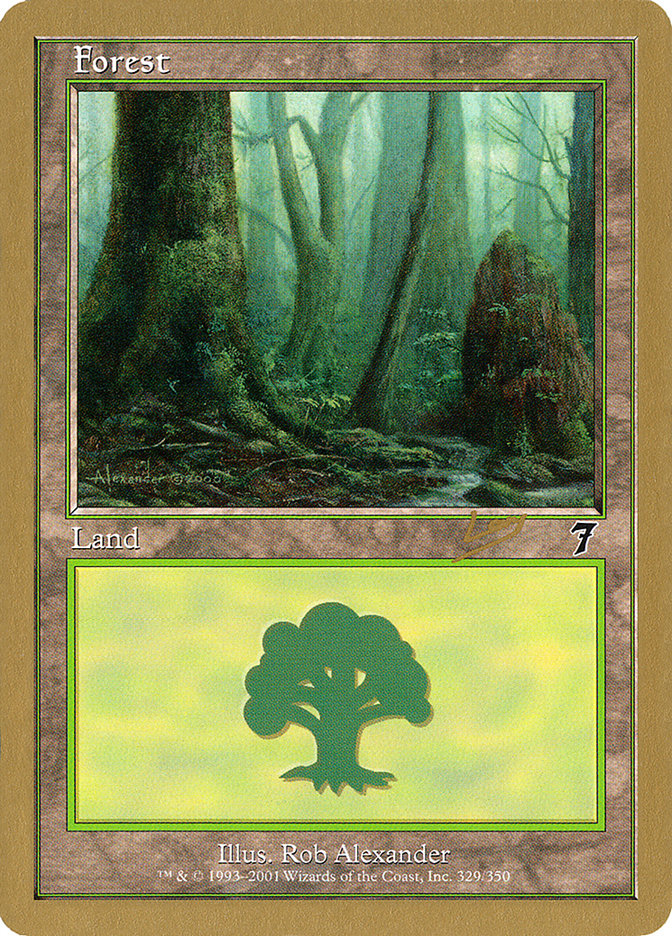 Forest (rl329) (Raphael Levy) [World Championship Decks 2002] | GnG Games