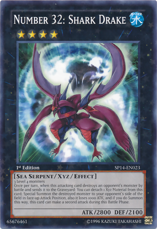 Number 32: Shark Drake [SP14-EN023] Starfoil Rare | GnG Games