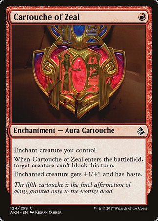 Cartouche of Zeal [Amonkhet] | GnG Games