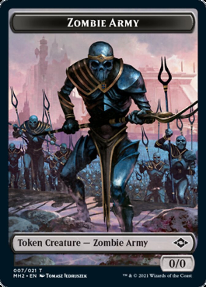 Zombie Army Token [Modern Horizons 2 Tokens] | GnG Games