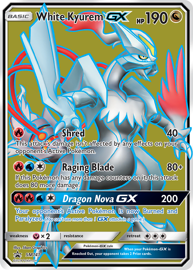 White Kyurem GX (SM141) [Sun & Moon: Black Star Promos] | GnG Games