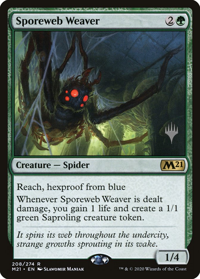 Sporeweb Weaver (Promo Pack) [Core Set 2021 Promos] | GnG Games