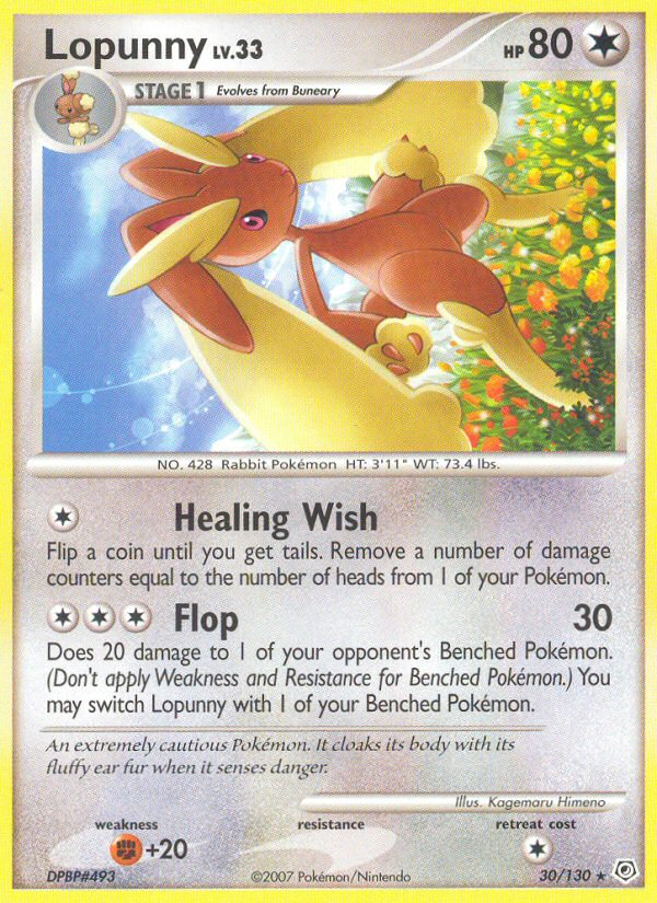 Lopunny (30/130) [Diamond & Pearl: Base Set] | GnG Games