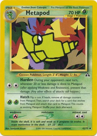 Metapod (42/75) [Neo Discovery Unlimited] | GnG Games