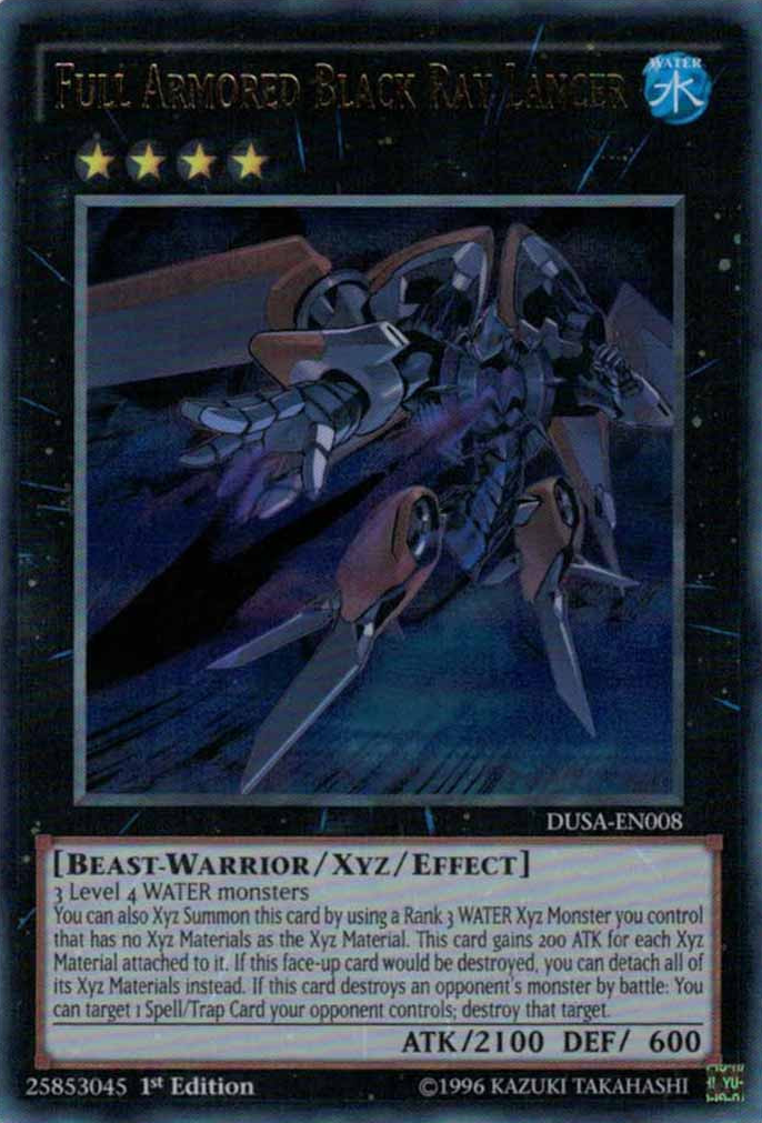 Full Armored Black Ray Lancer [DUSA-EN008] Ultra Rare | GnG Games